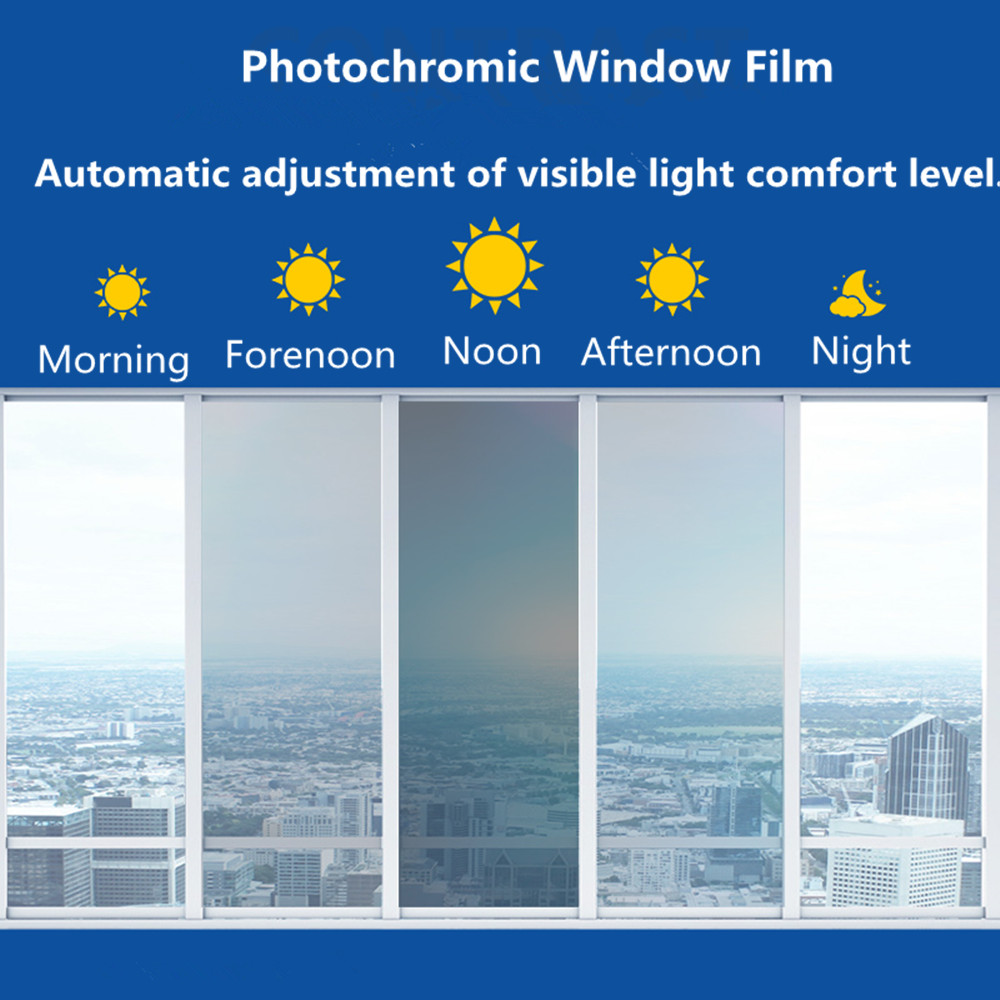 High Quality Sunice Sputter Solar Tint Film Sun Control Film Heat Insulation Photochromic Film Vlt Changed 73 43 Car Building Summer Use Esellect Heat Insulation Solar Thermal Insulation